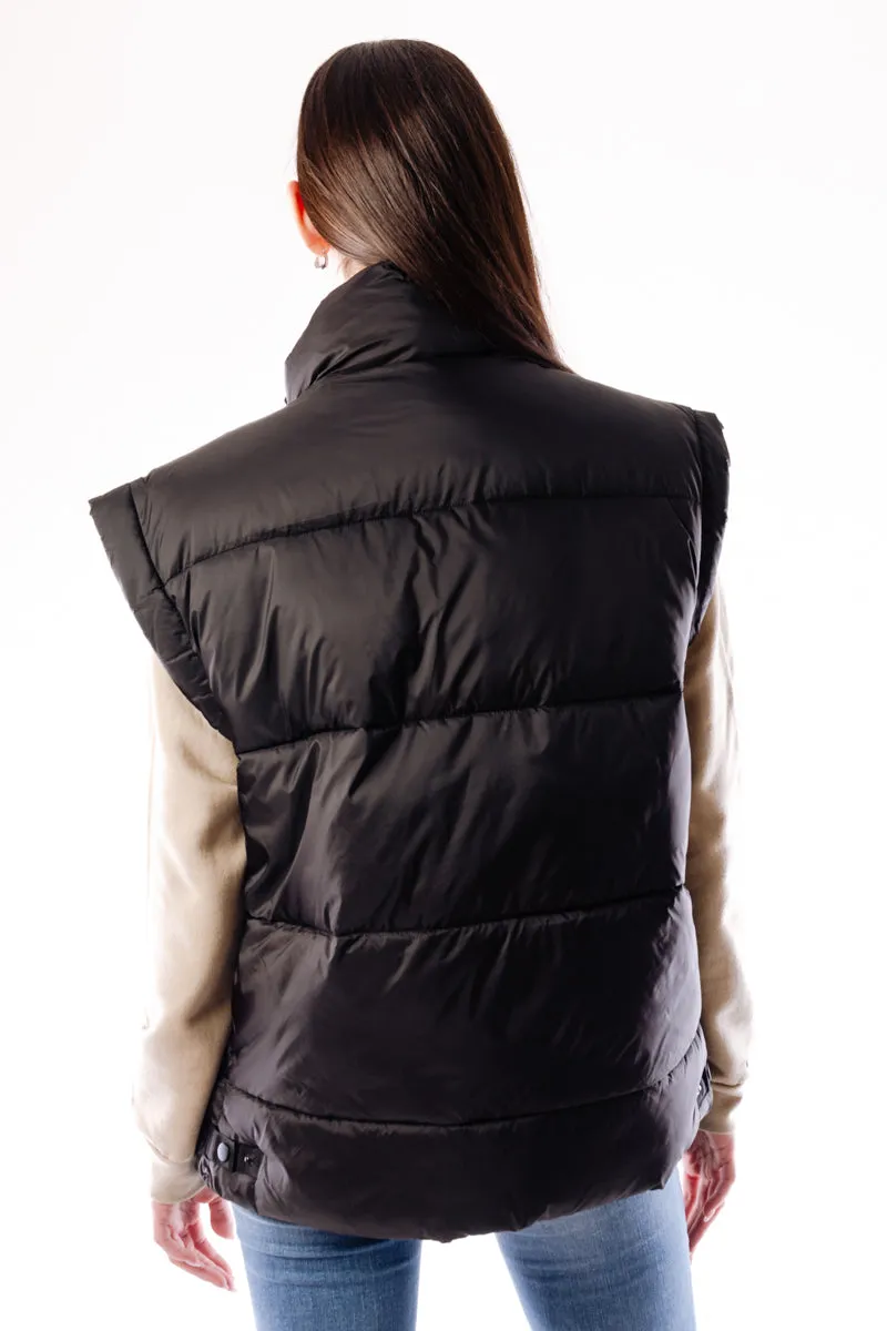 Ash Quilted Boxy Vest