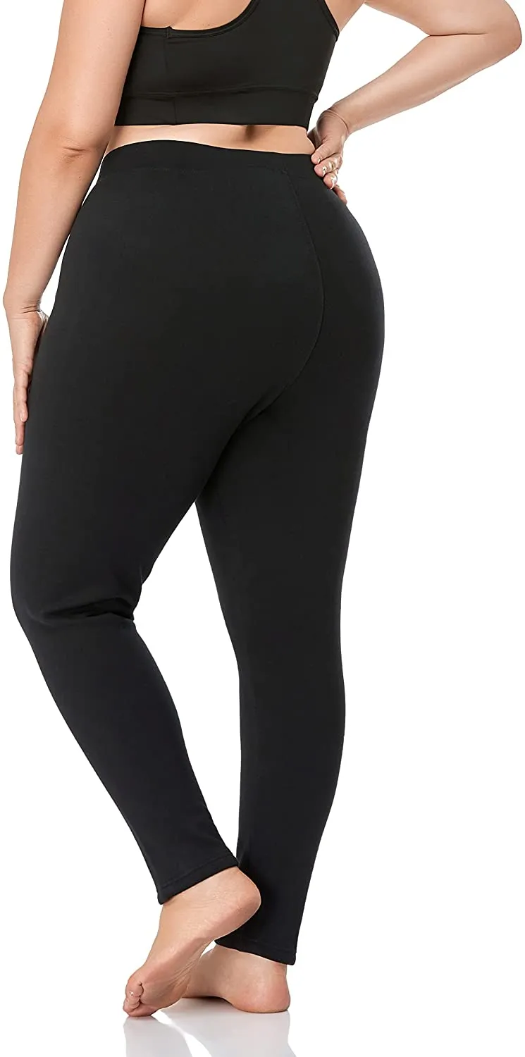 Basic Plus Size Fleece Lined Leggings