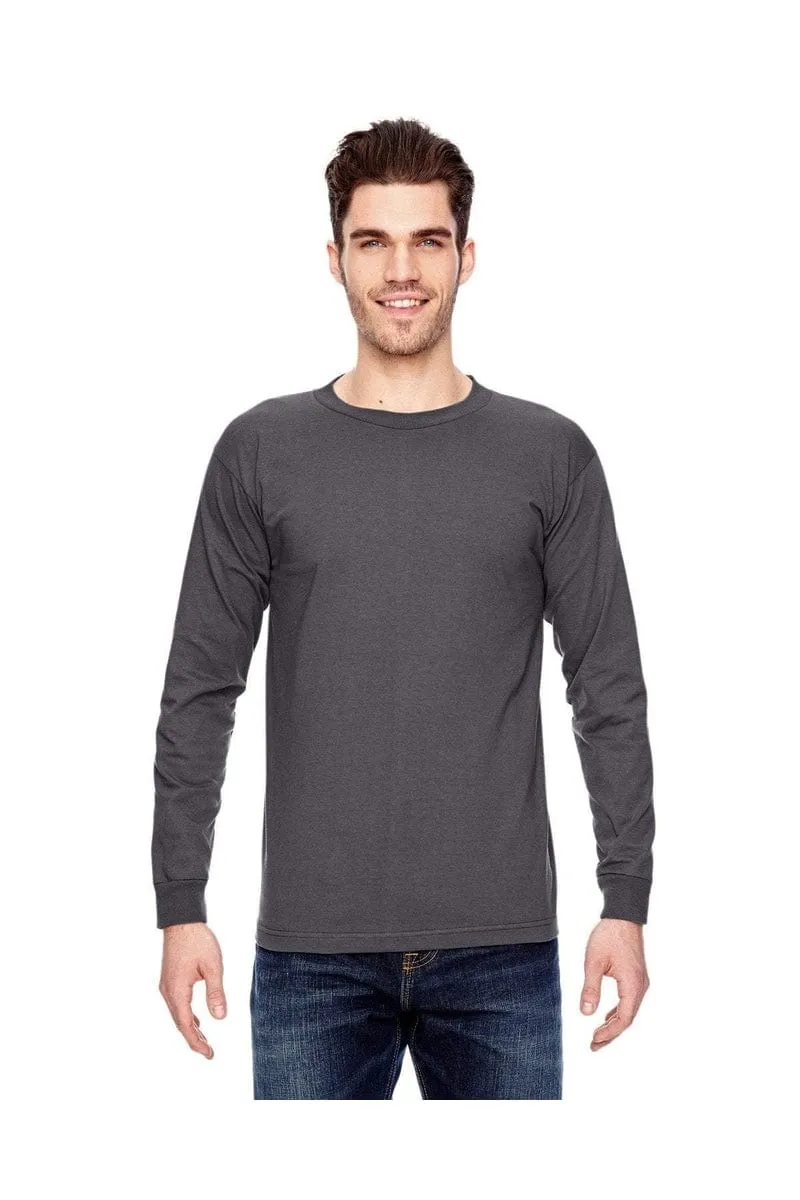 Bayside BA6100: Adult 6.1 oz., 100% Cotton Long Sleeve T-Shirt