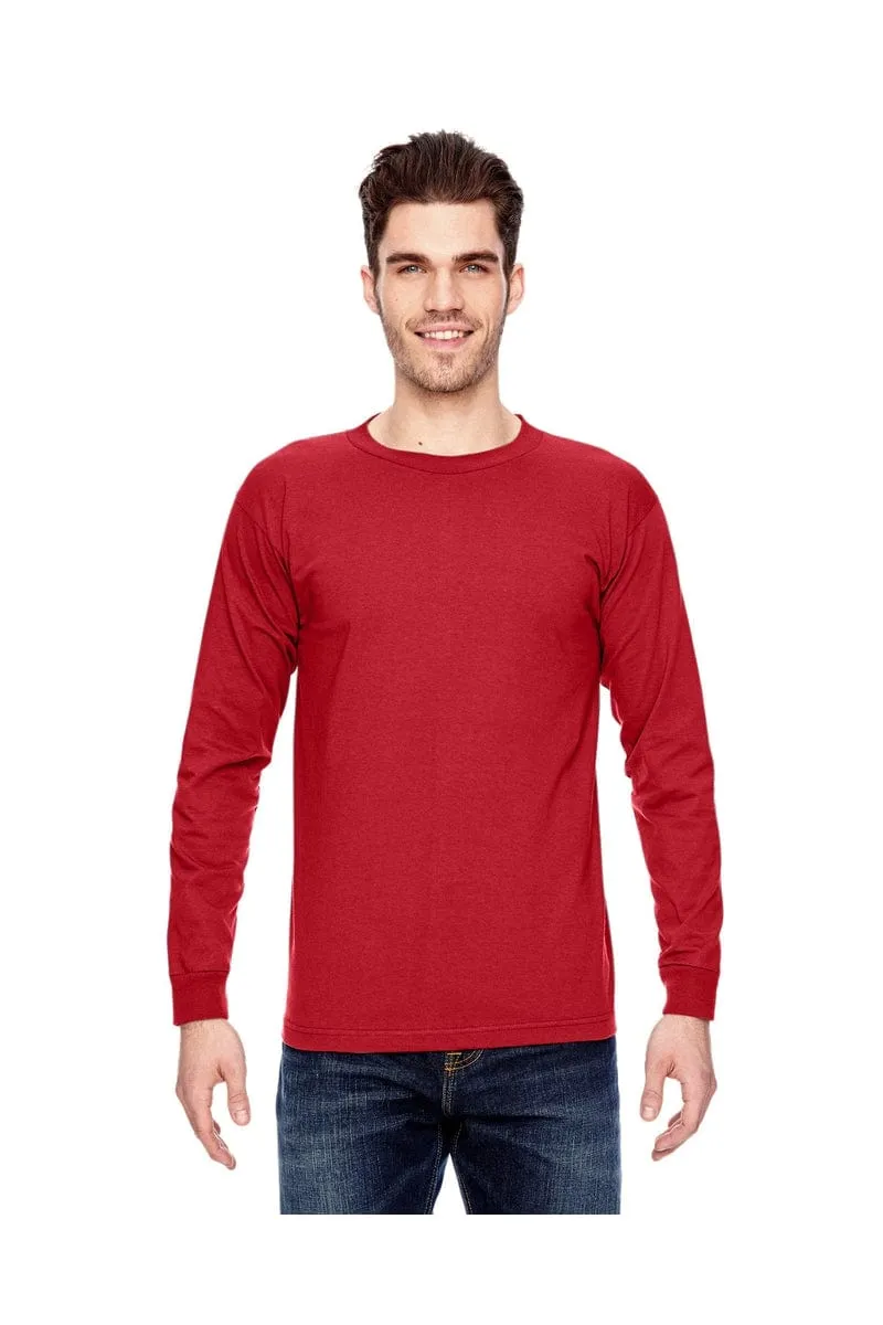 Bayside BA6100: Adult 6.1 oz., 100% Cotton Long Sleeve T-Shirt