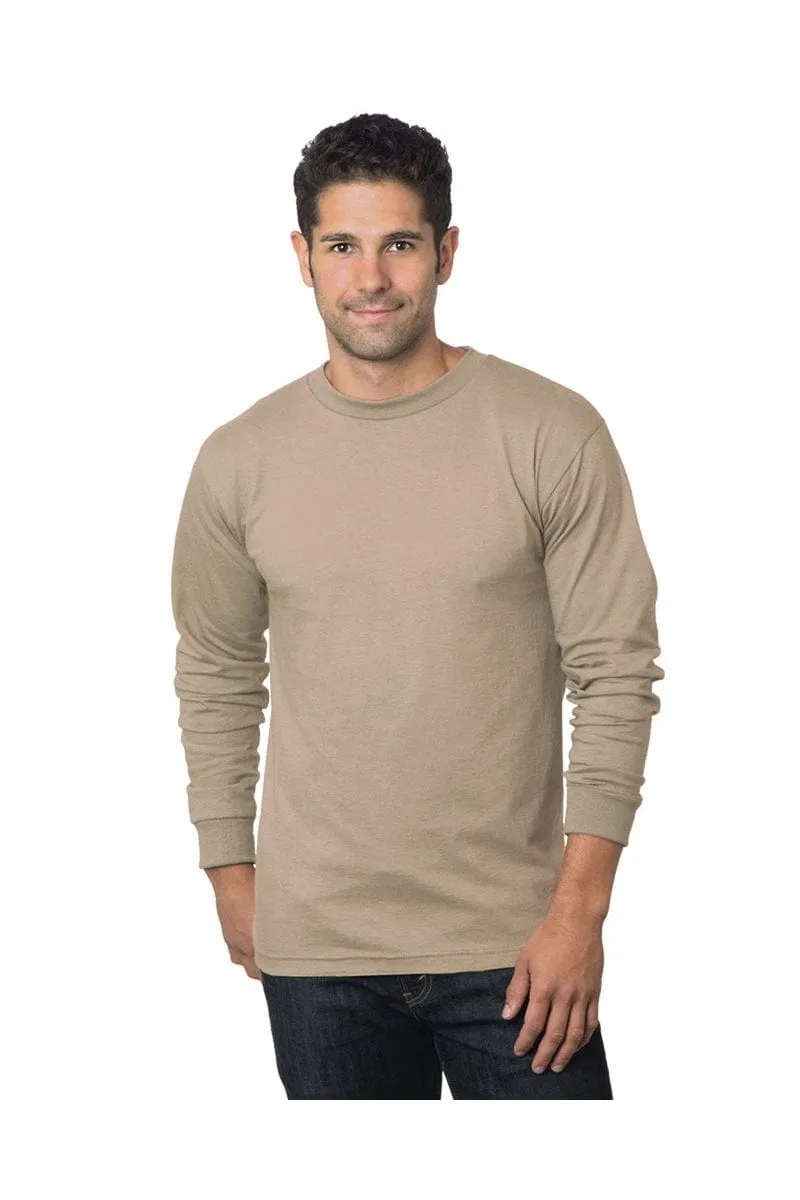 Bayside BA6100: Adult 6.1 oz., 100% Cotton Long Sleeve T-Shirt