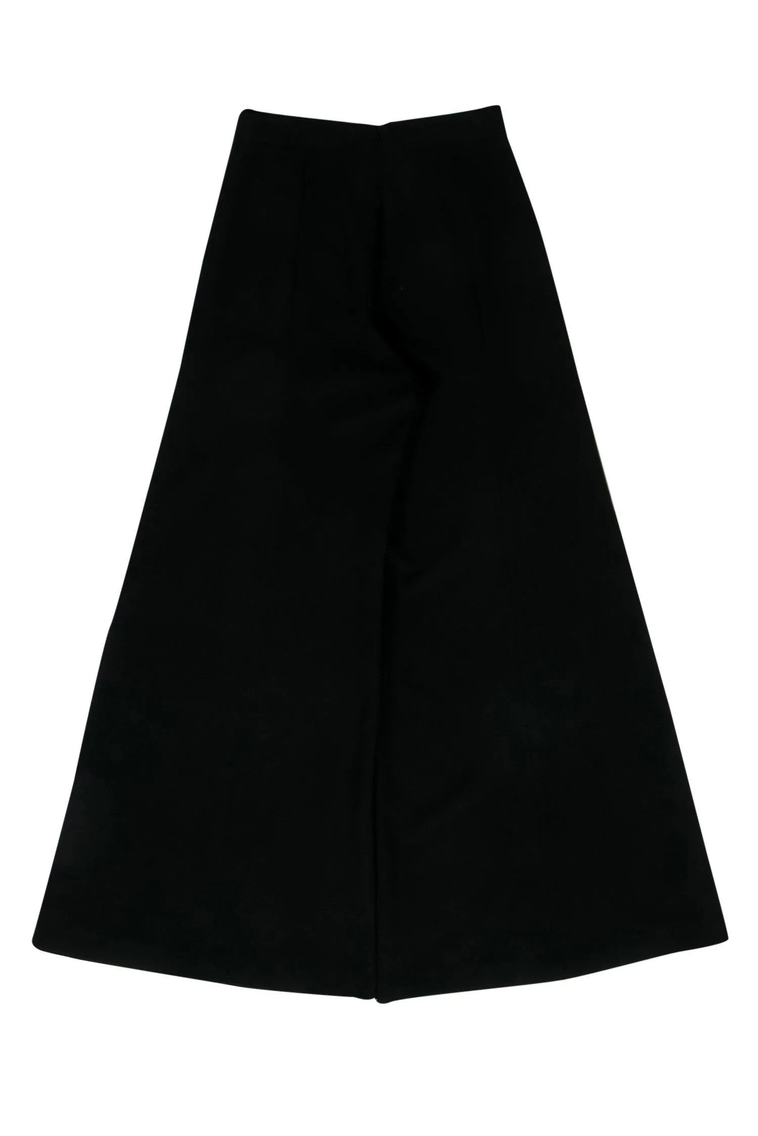 BCBG Max Azria - Black High-Waisted Wide Leg Trousers Sz XXS