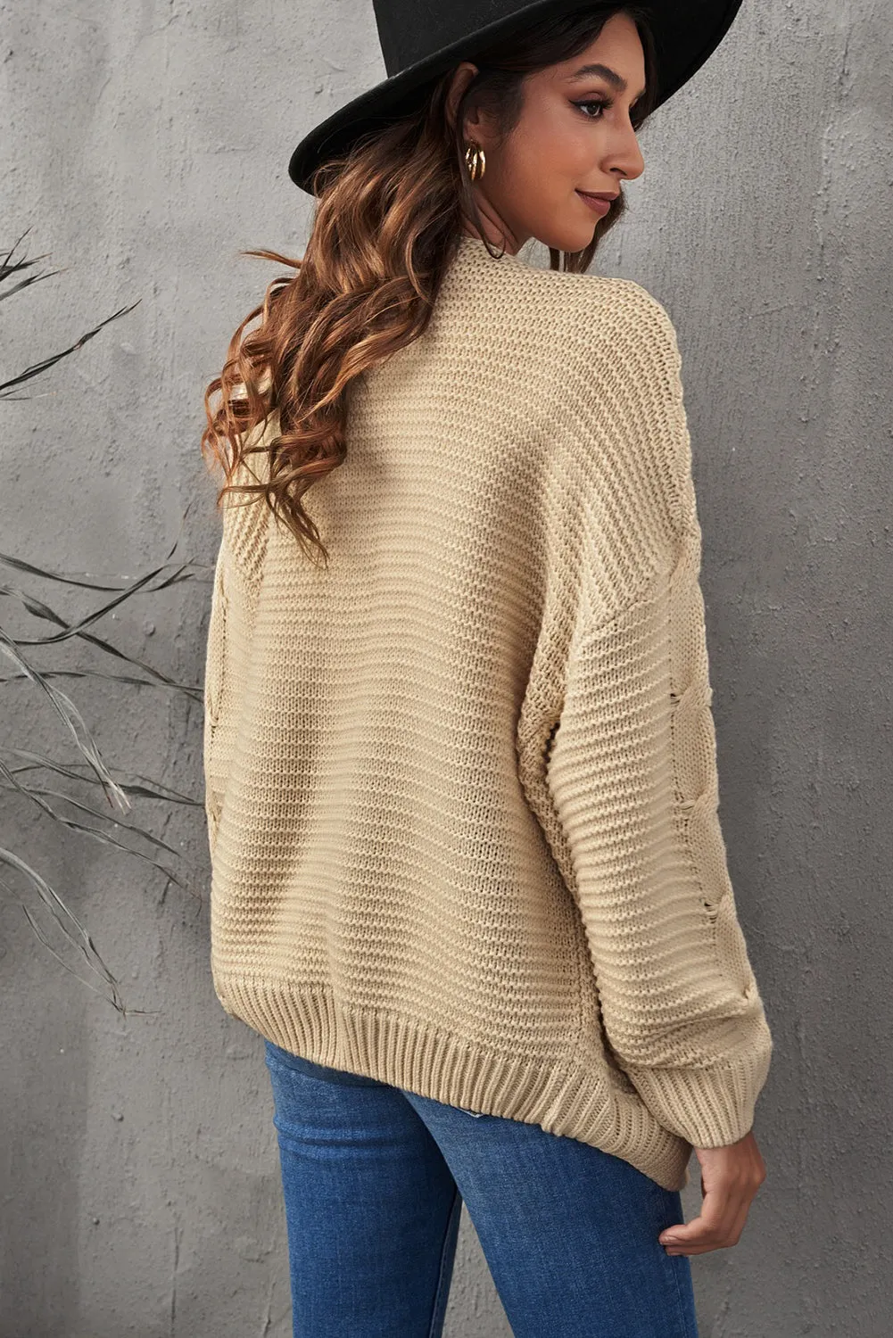 Chunky Wide Knit Cardigan