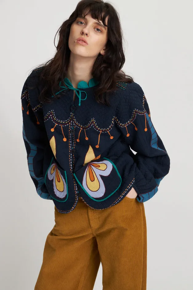 Embroidered Tailors Wardrobe Multi-Jacket