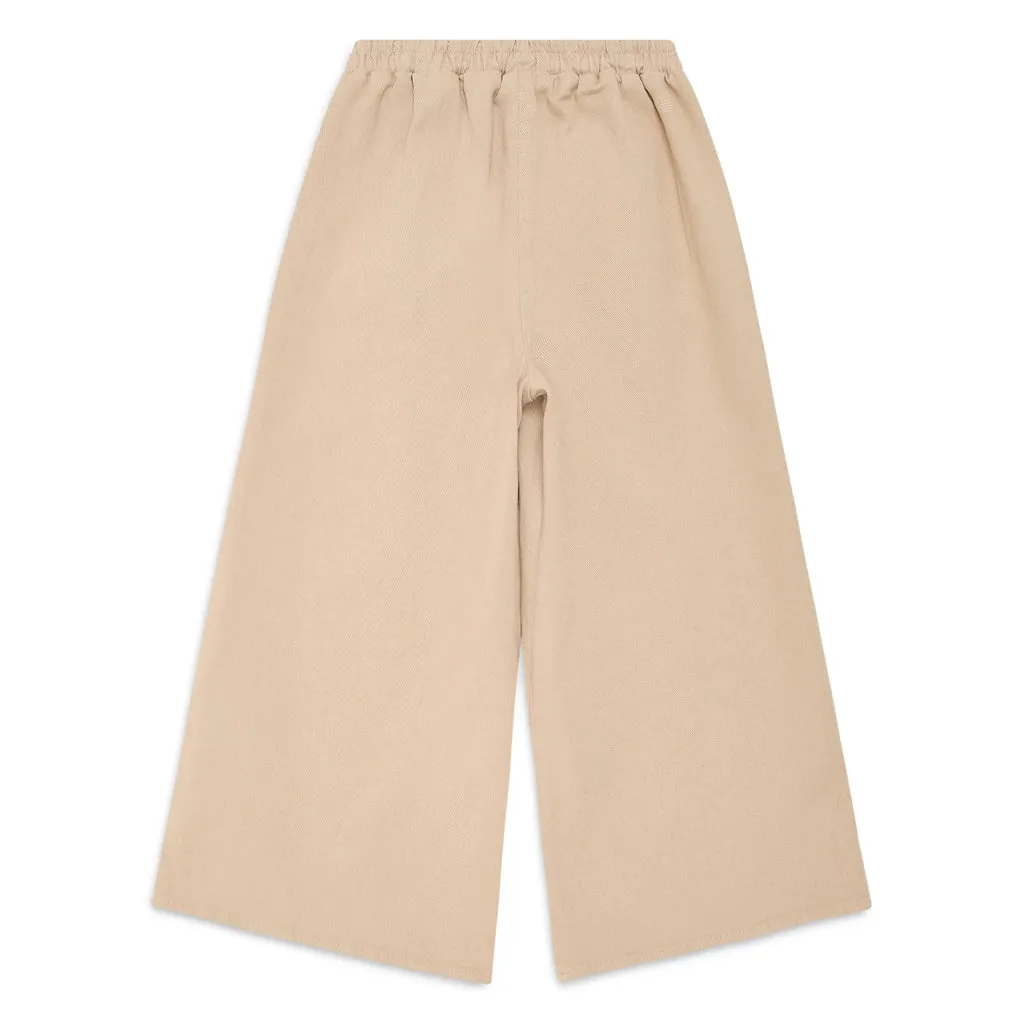 Emporio Armani Junior Trousers With Elasticated Waist And Button Detail