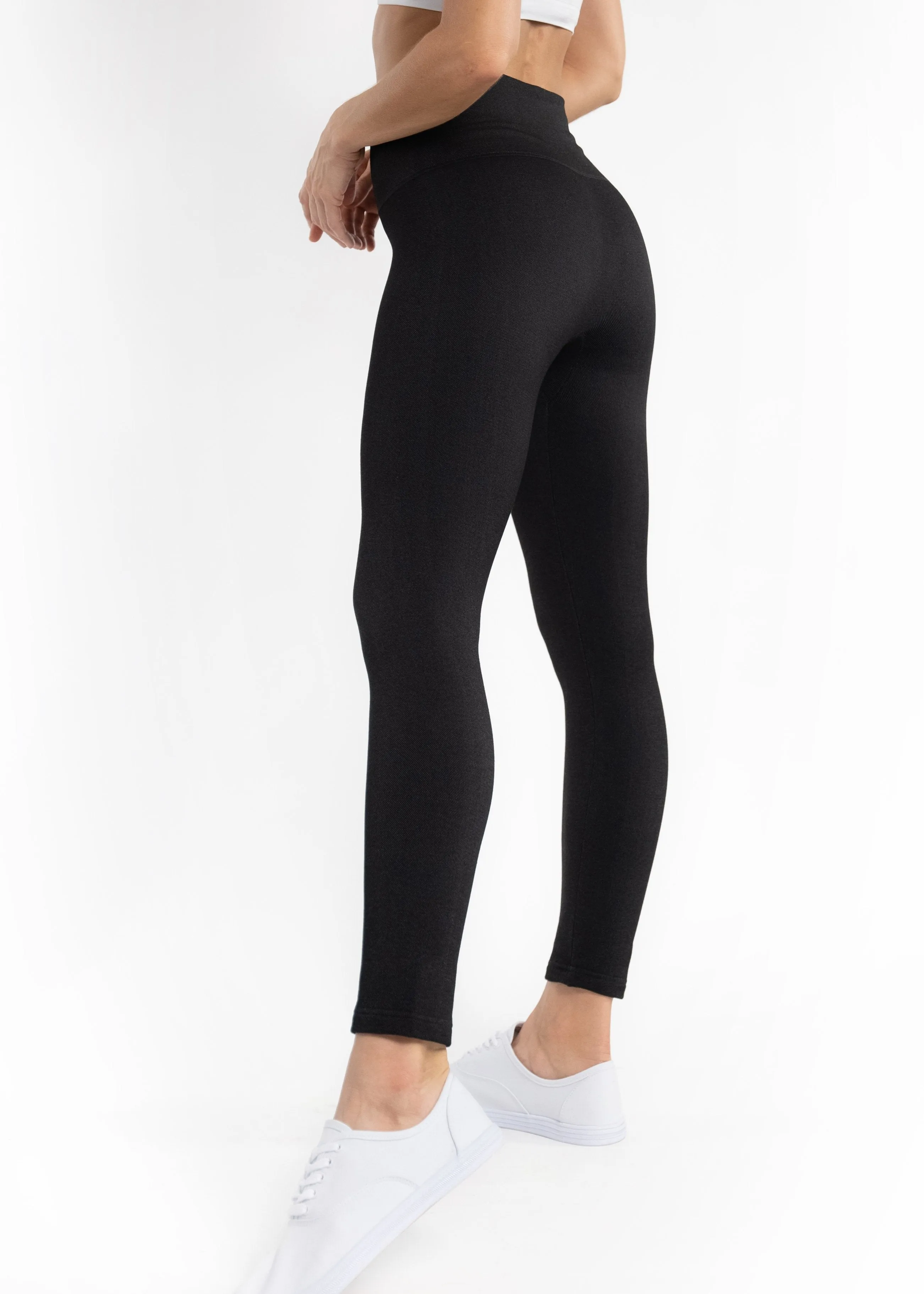 Fleece Lined Crossover Leggings