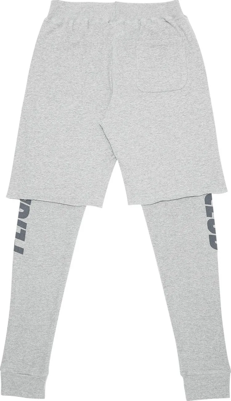 Flight Club Thermal Sweatpants 'Grey', gray