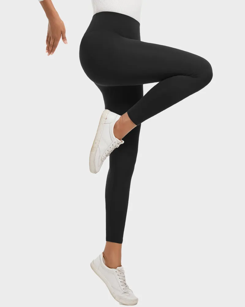 High Waist Butt Lifting Sherpa Fleece Lined Leggings