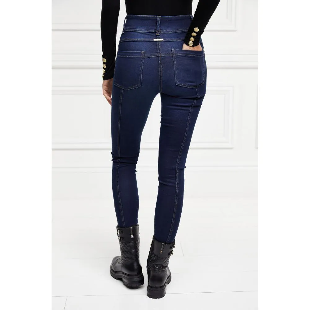 Holland Cooper Thermal Jodhpur Ladies Jeans - Dark Indigo