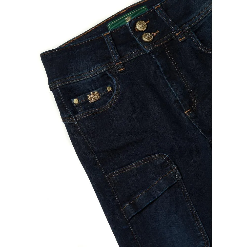 Holland Cooper Thermal Jodhpur Ladies Jeans - Dark Indigo