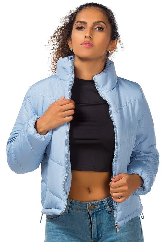 LONG SLEEVES PUFFER JACKET