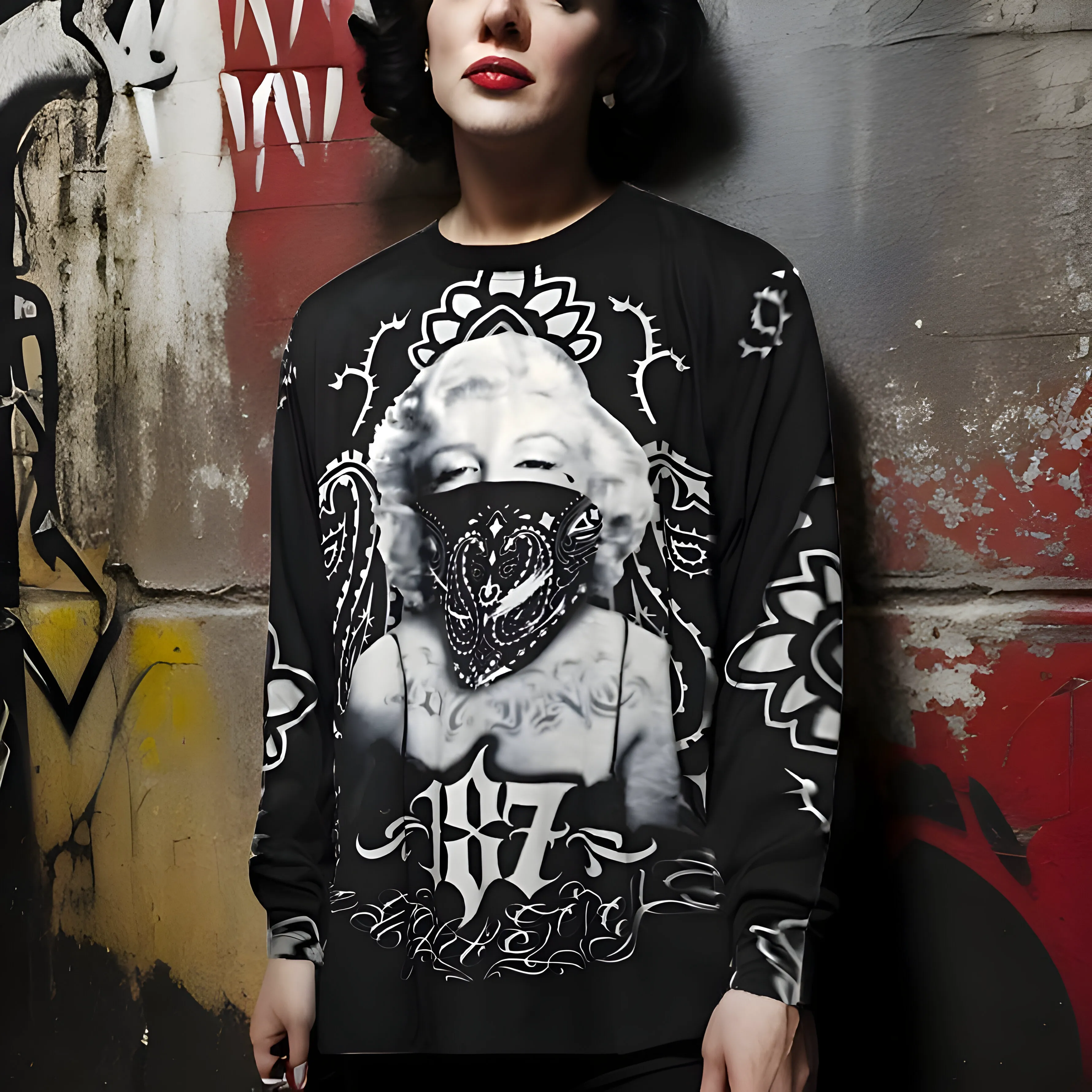 ^MARILYN MONROE 187^ LONG SLEEVE TEES