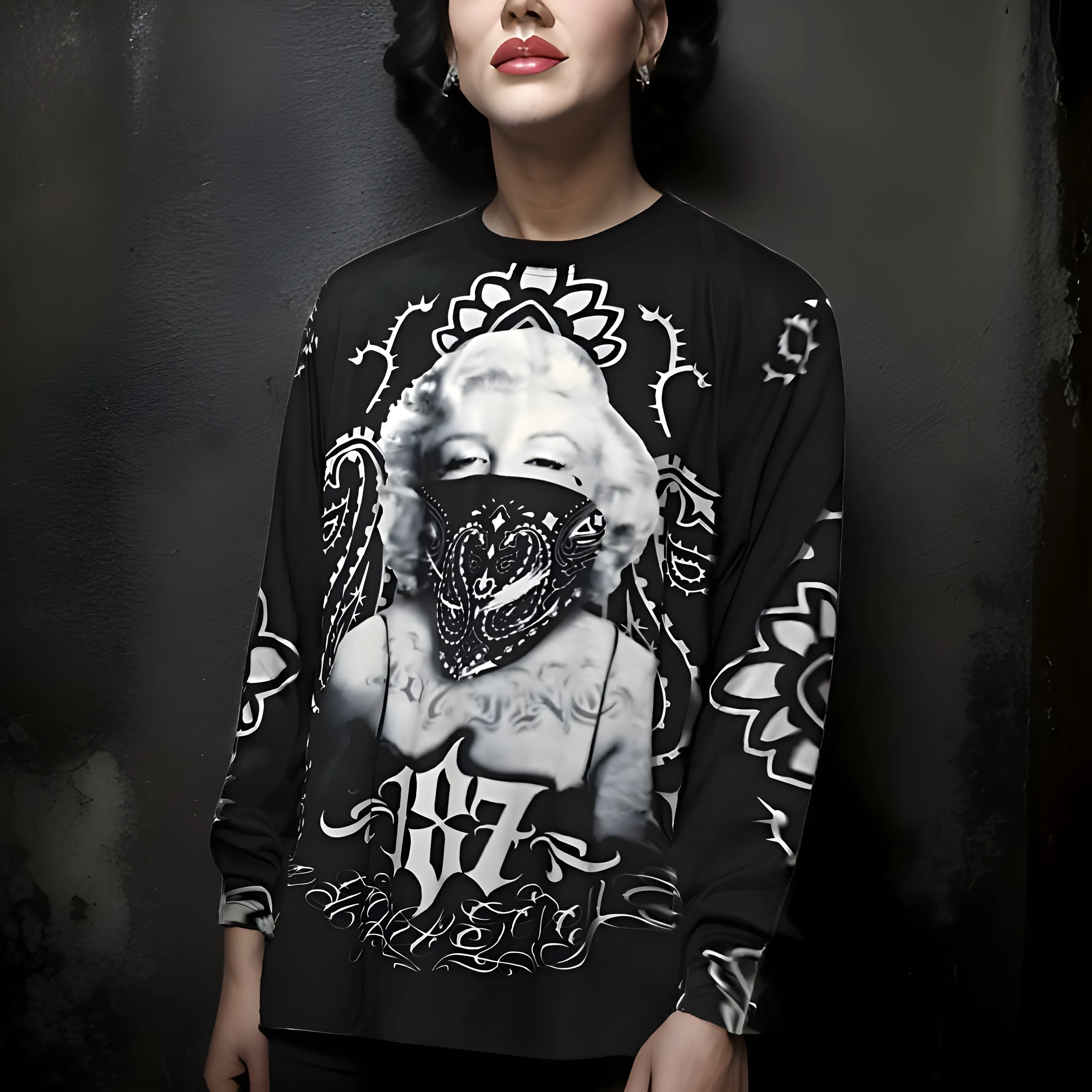 ^MARILYN MONROE 187^ LONG SLEEVE TEES