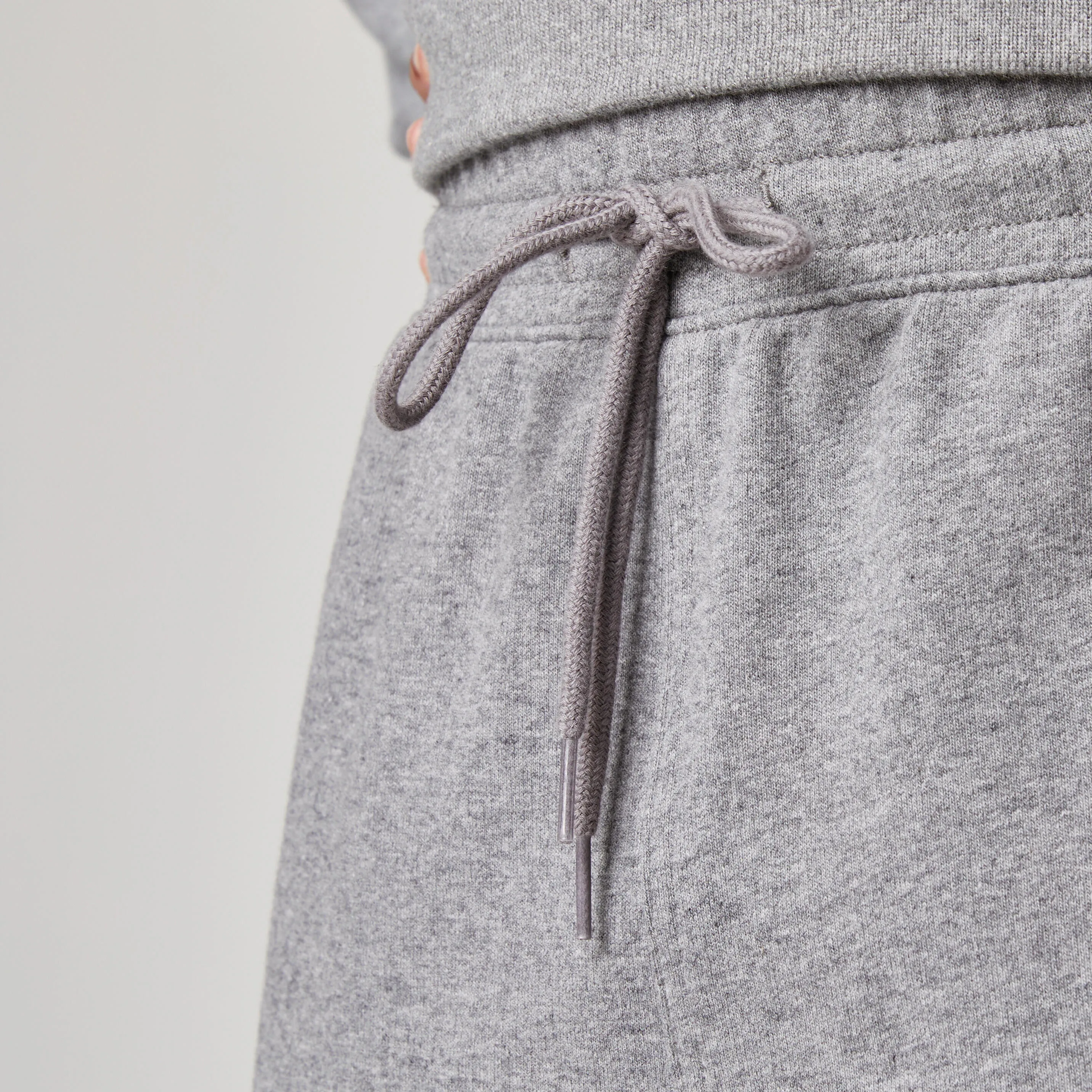 Men's sweatpants - 500 Essentials gray DOMYOS, Gray