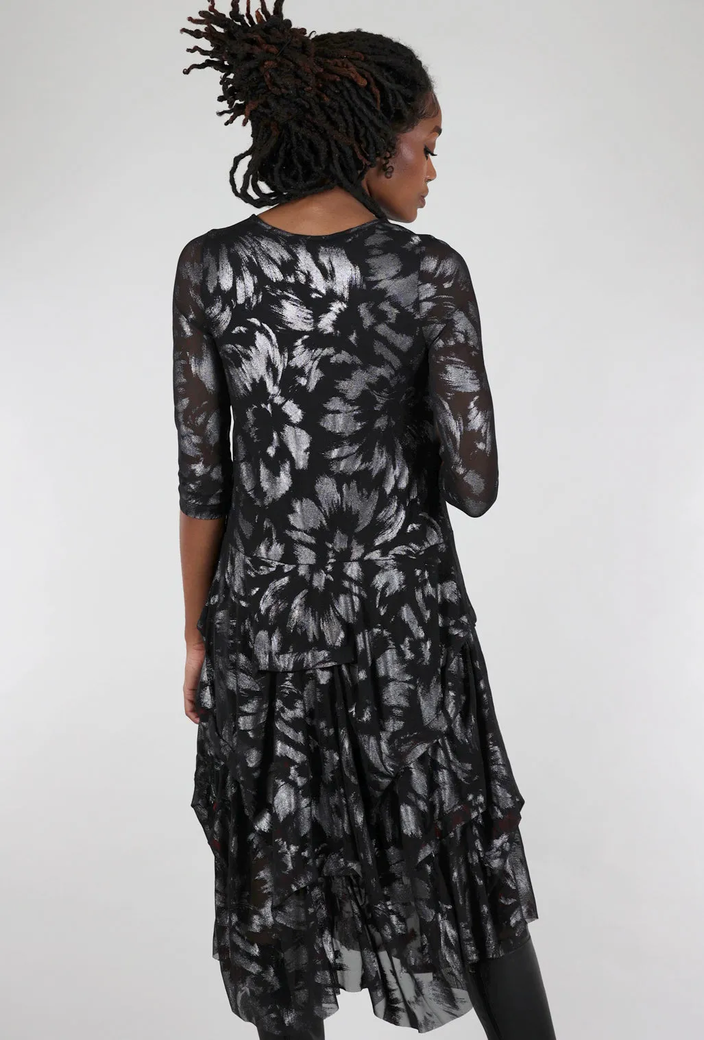 Miranda Dress, Black/Ice