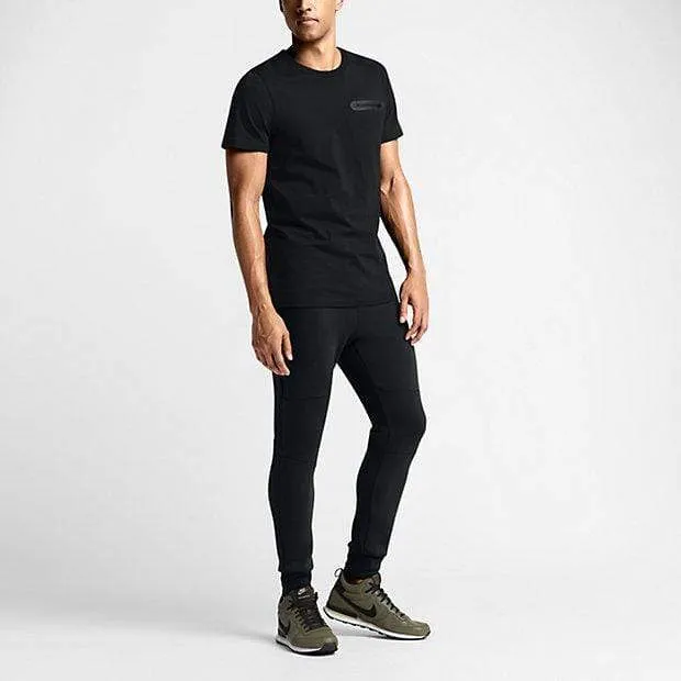 NIKE TECH FLEECE MEN'S TROUSERS - Black