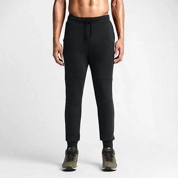 NIKE TECH FLEECE MEN'S TROUSERS - Black