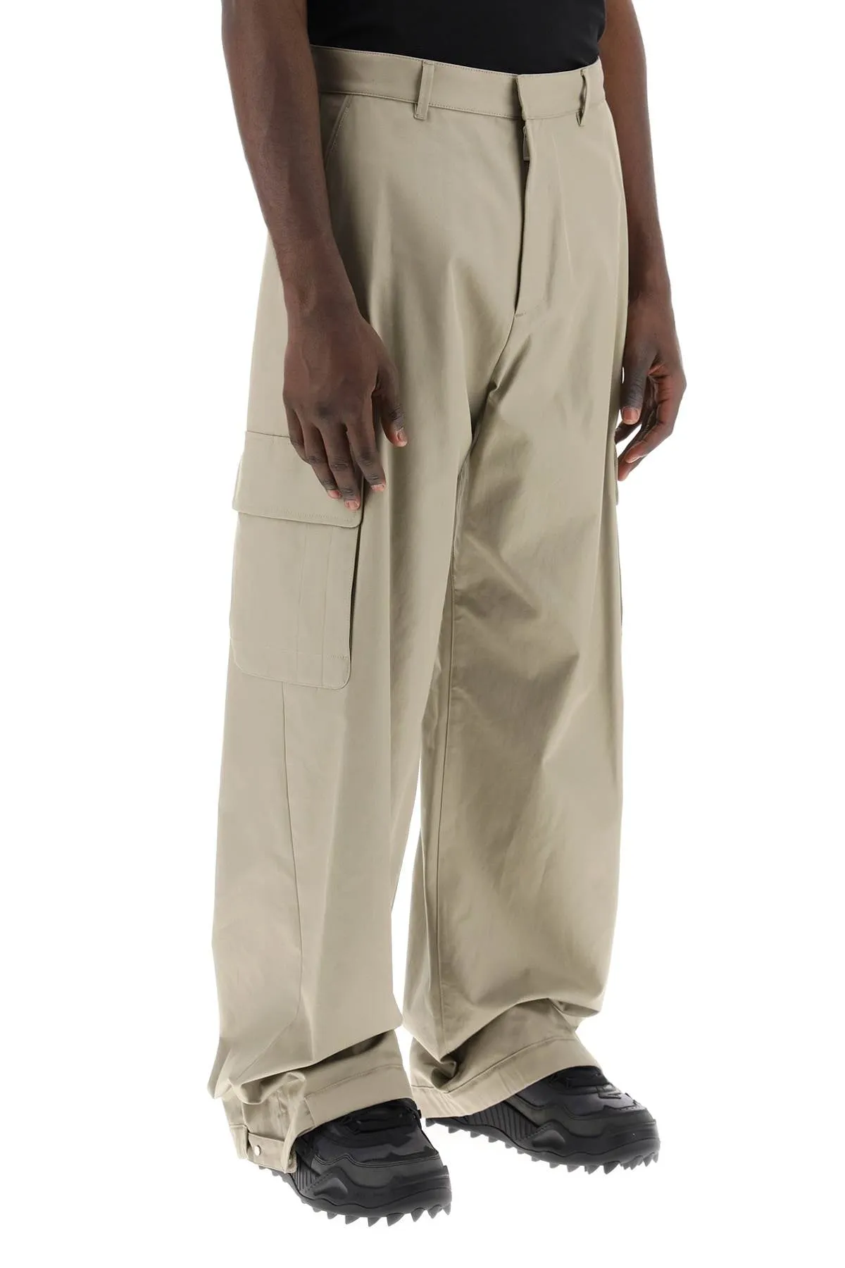 Off White Off-White wide-legged cargo pants with ample leg