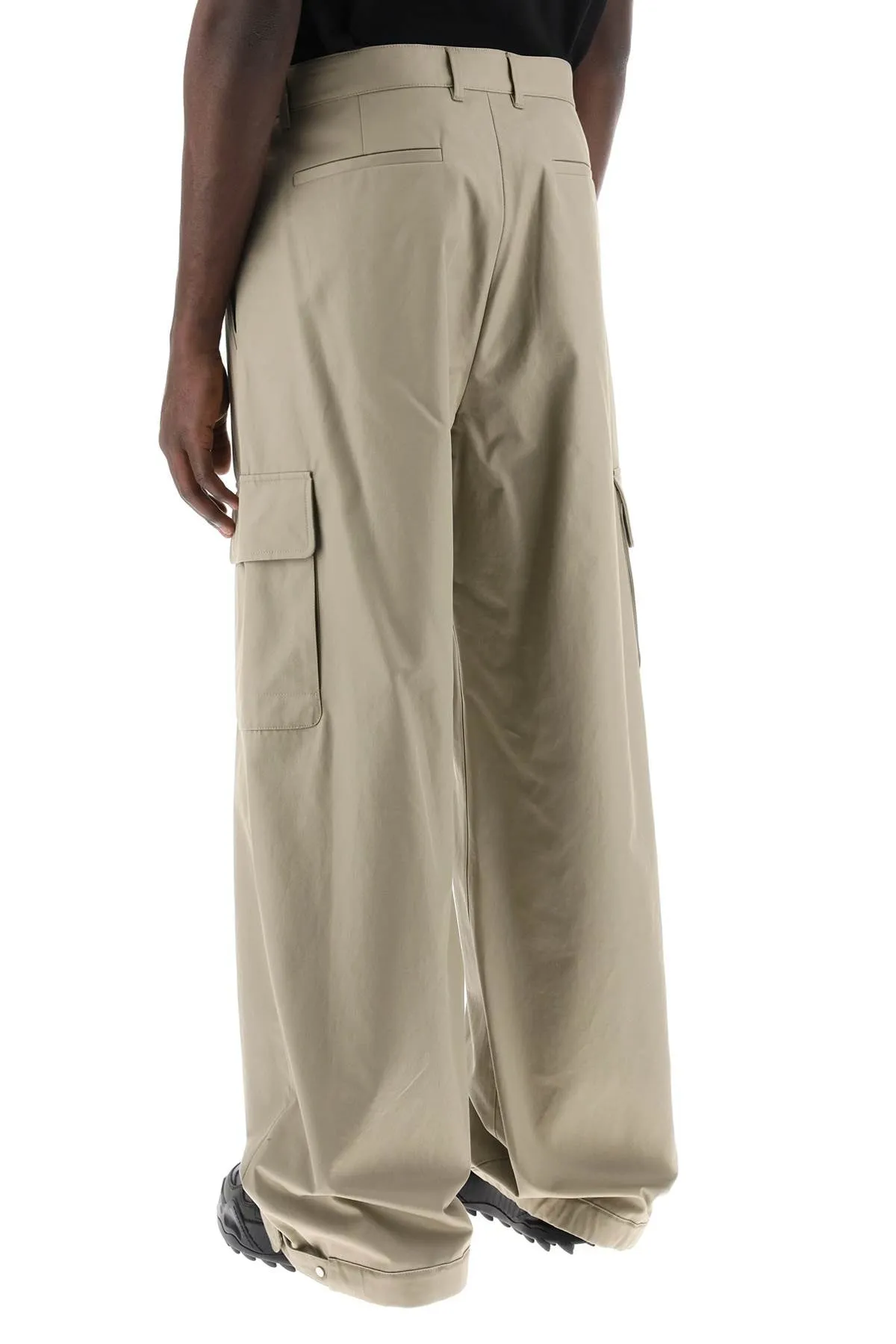 Off White Off-White wide-legged cargo pants with ample leg