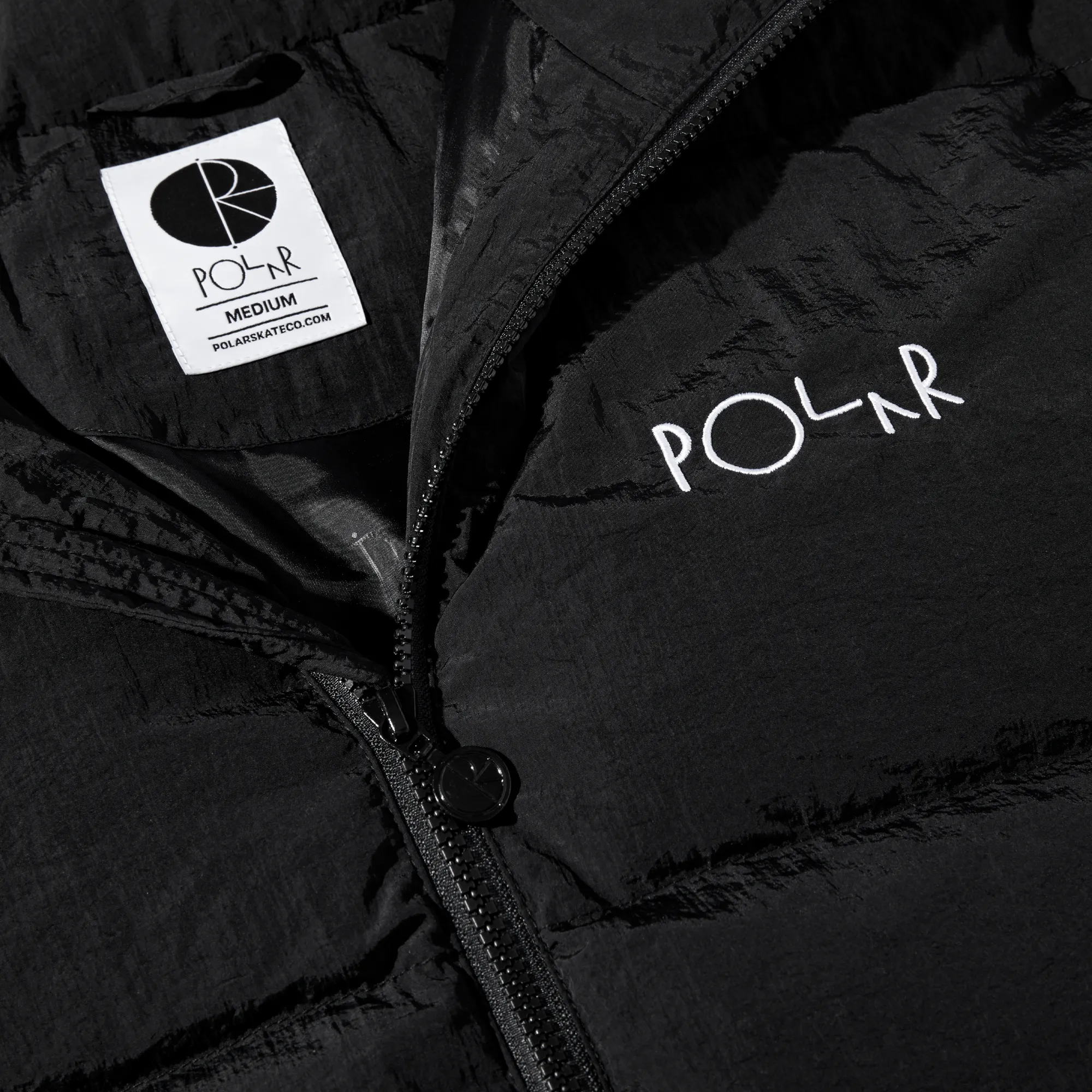 Pocket Puffer Jacket - Black