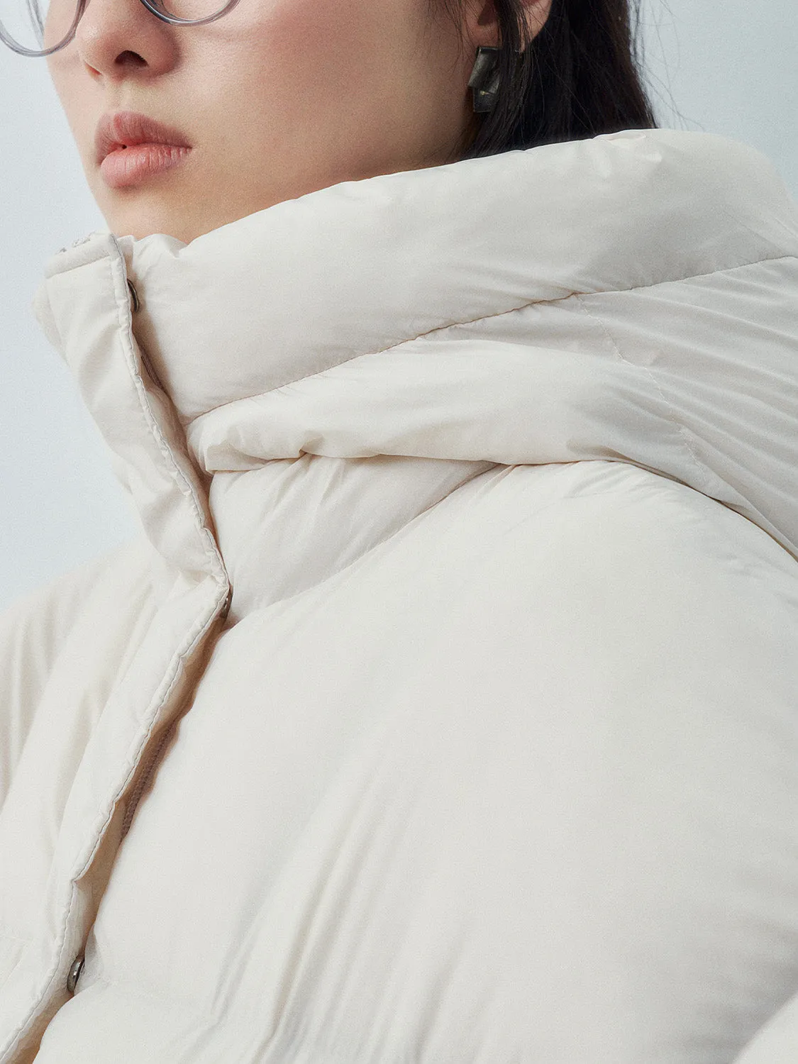 Quilted Down Loose Puffer Jackets