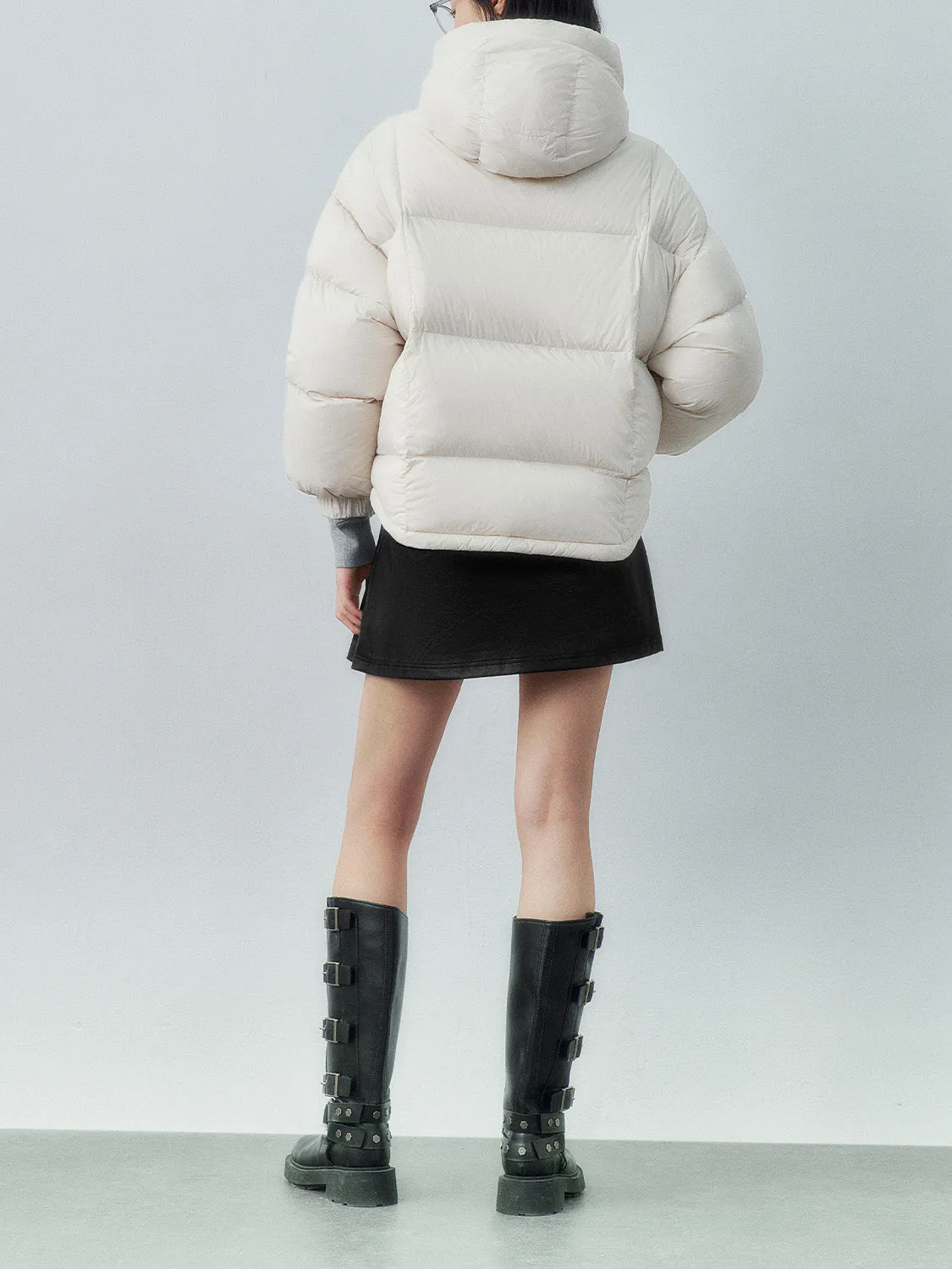 Quilted Down Loose Puffer Jackets