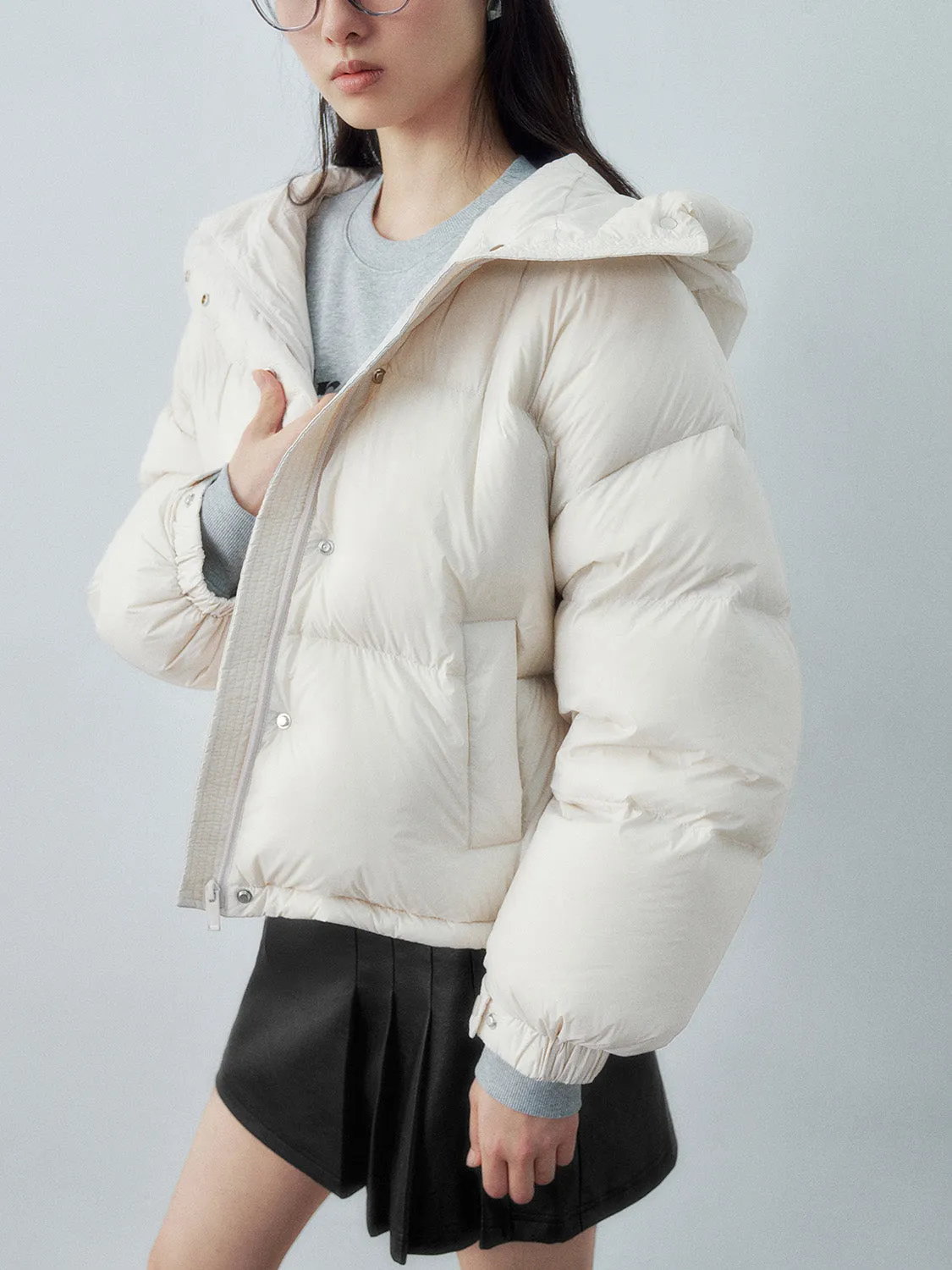 Quilted Down Loose Puffer Jackets