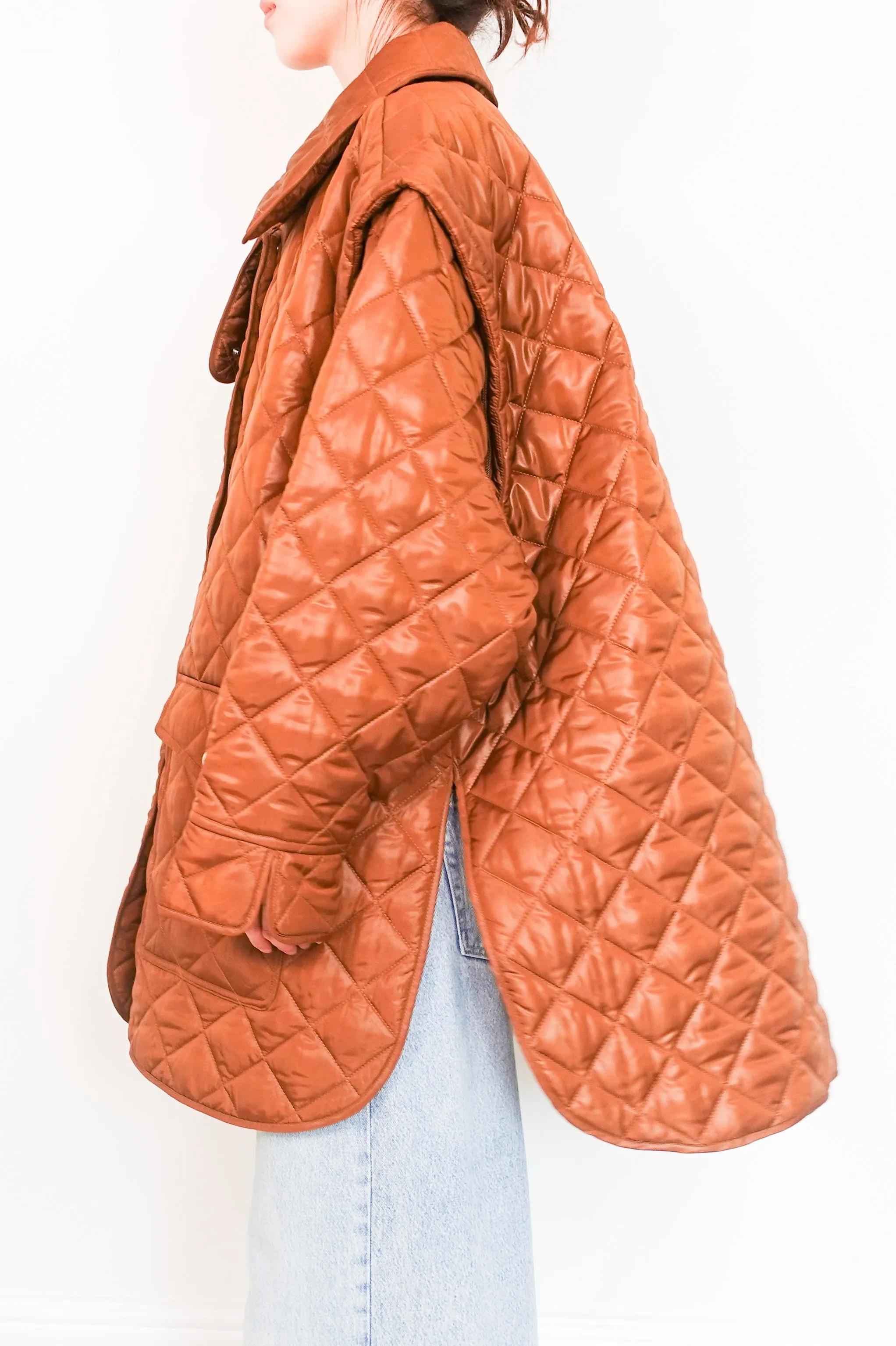 Quilted shell jacket RRP £545