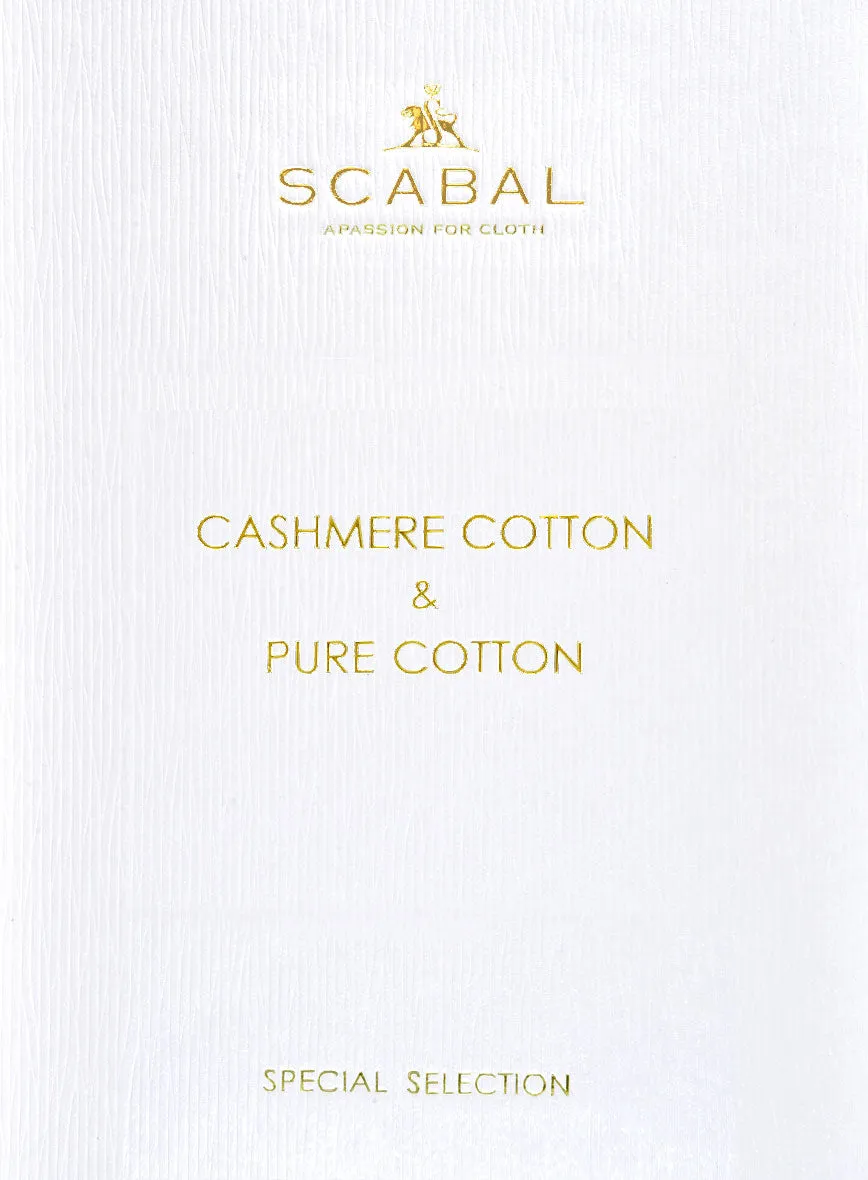 Scabal Peach Cotton Stretch Suit