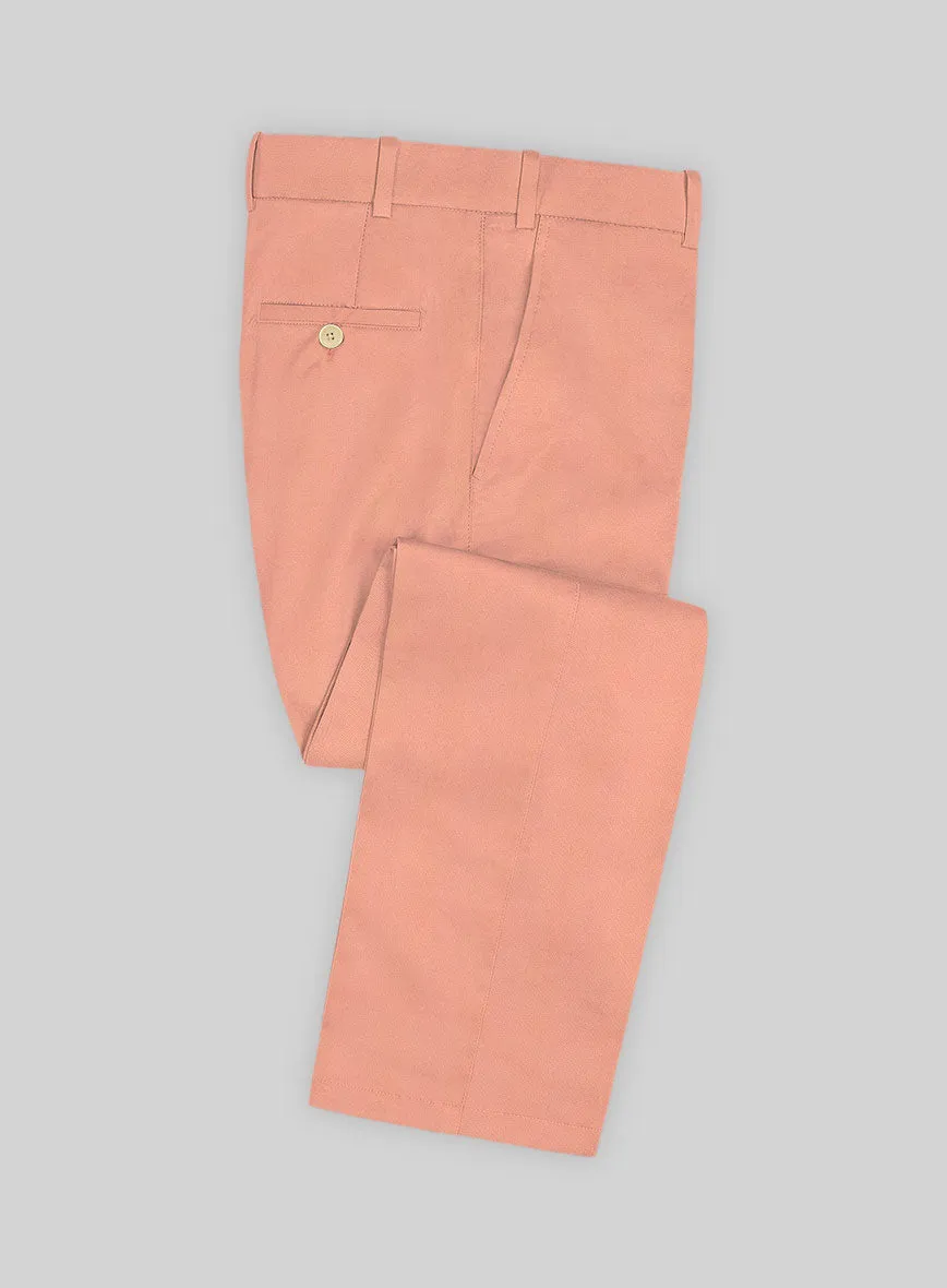 Scabal Peach Cotton Stretch Suit