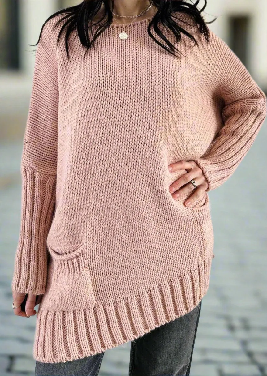 SNUGGLE UP CHUNKY KNIT SWEATER