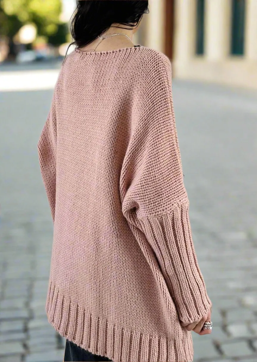 SNUGGLE UP CHUNKY KNIT SWEATER