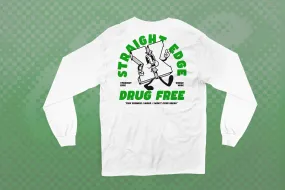 Straight Edge Man Long Sleeve Tee