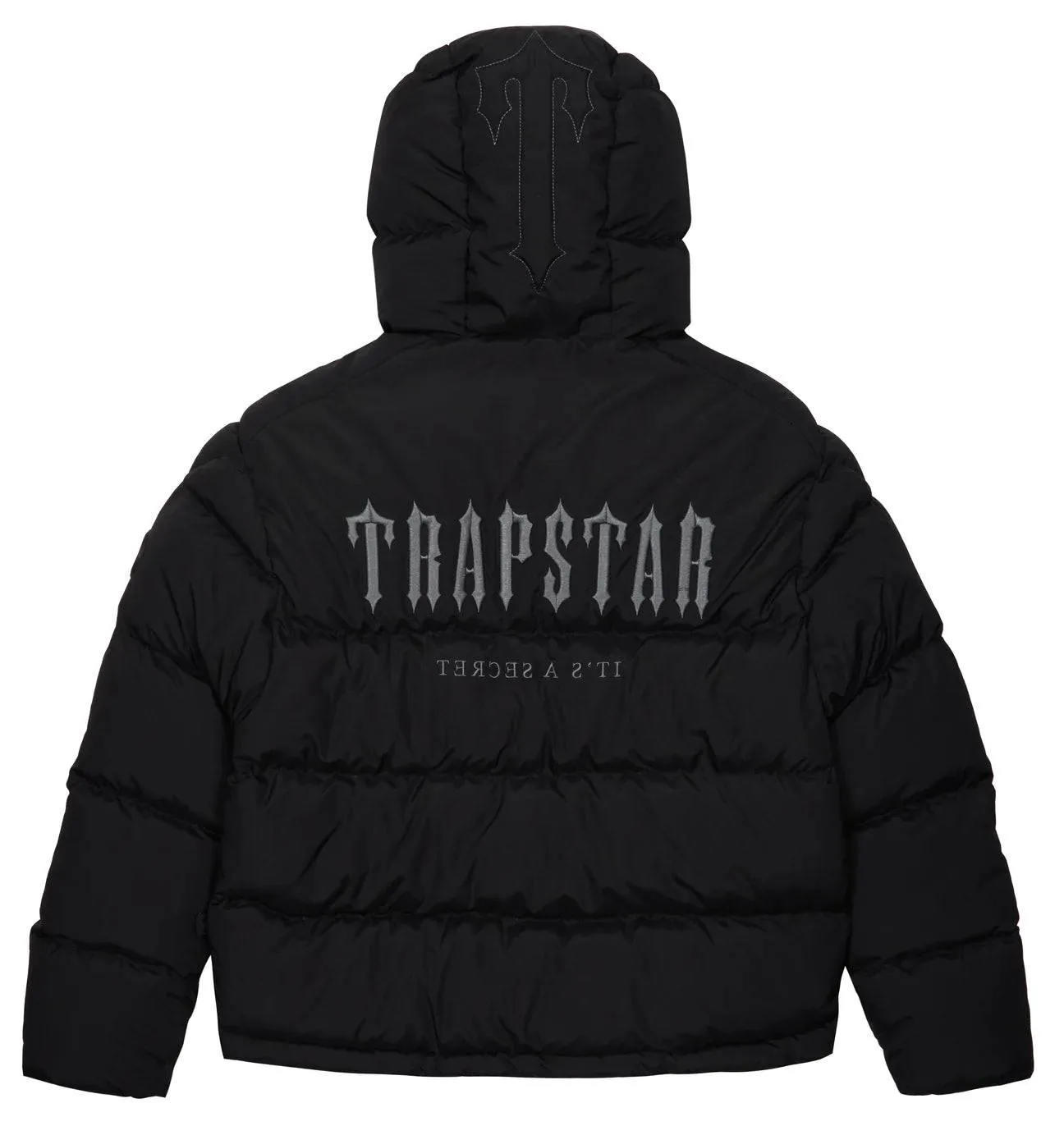 Trapstar Decoded Hooded Puffer 2.0 Jacket - Black