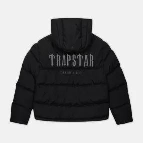 Trapstar Decoded Hooded Puffer 2.0 Jacket - Black