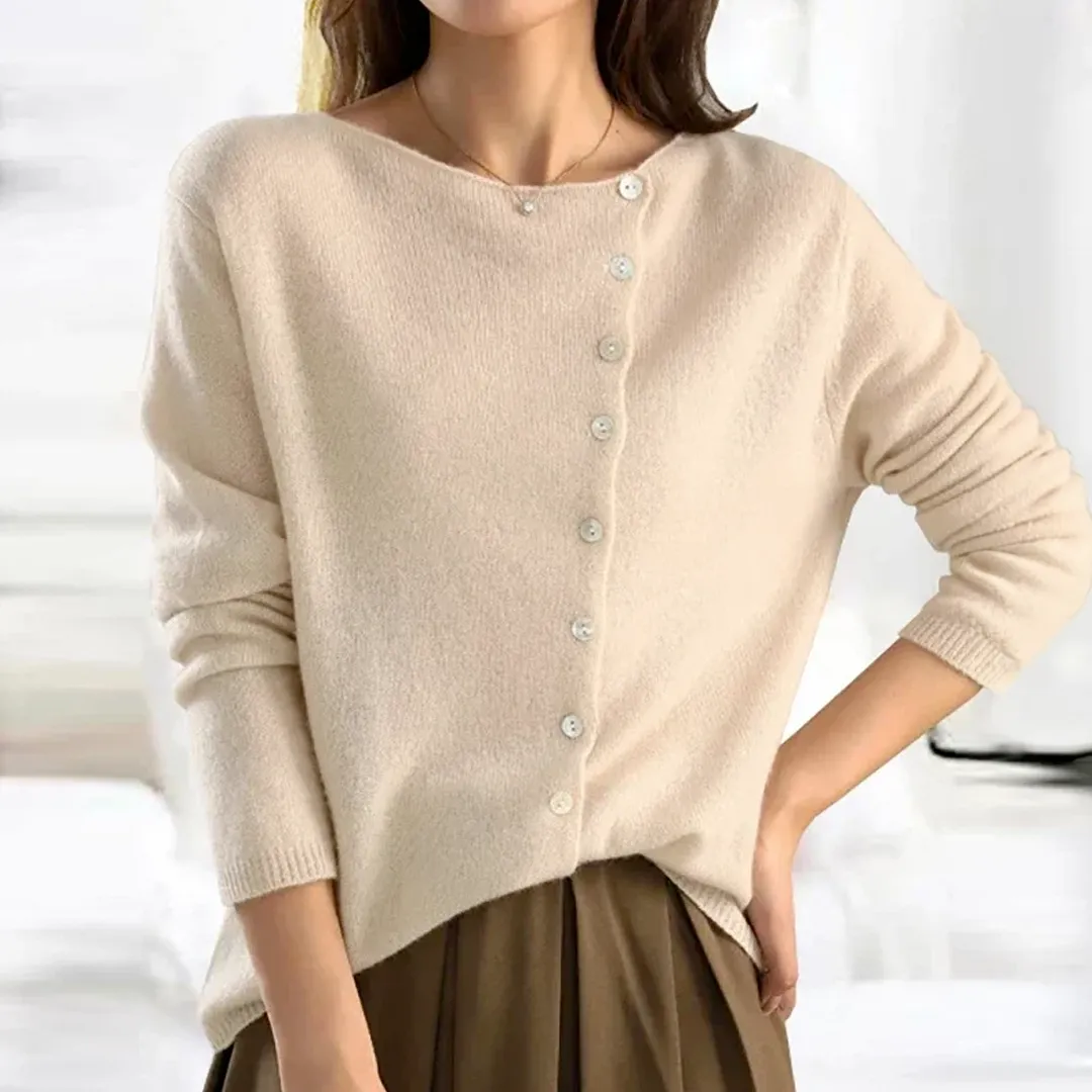 Veronicca - Women's Button Sweater