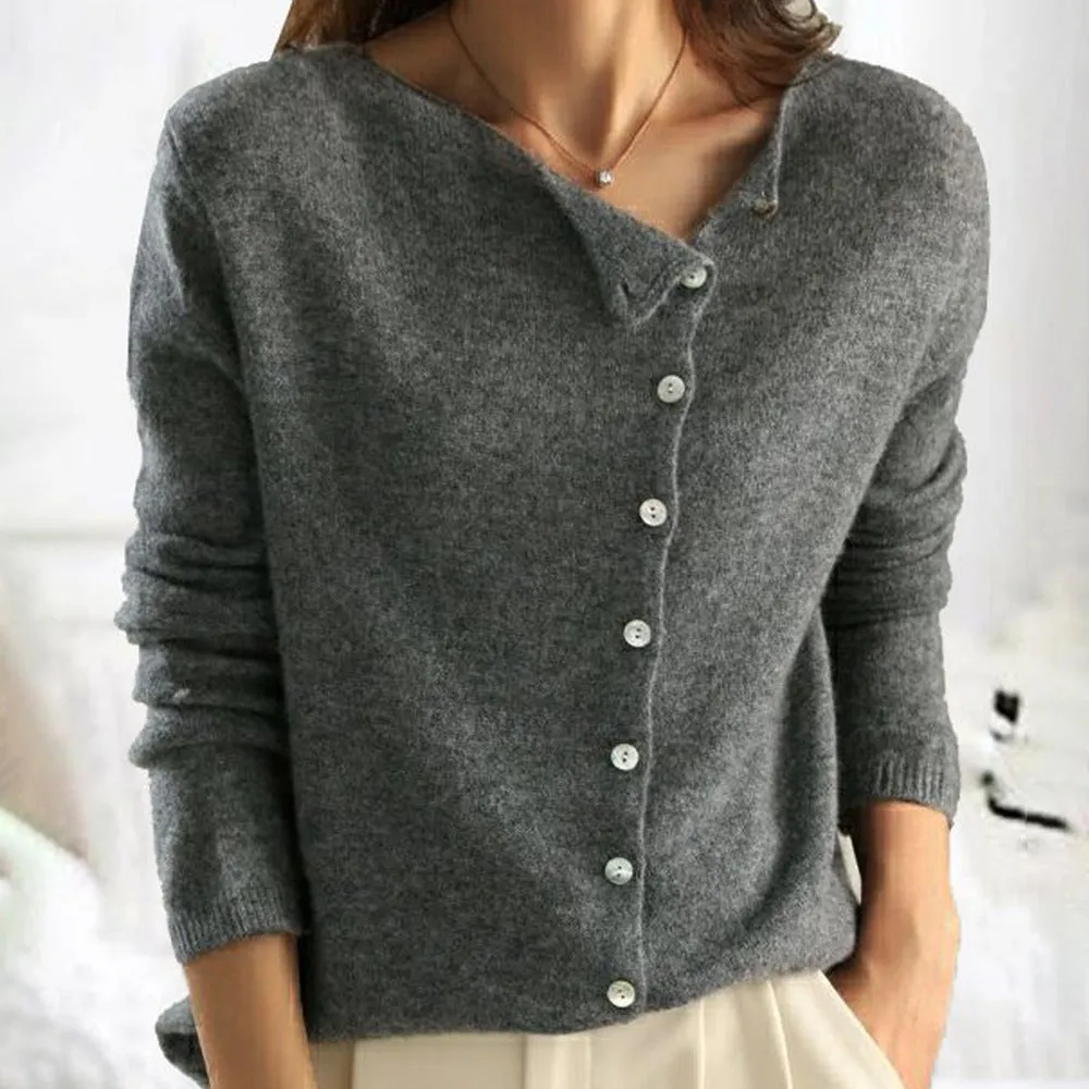 Veronicca - Women's Button Sweater